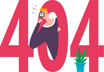 Grafika błędu 404 - strona nie została znaleziona
